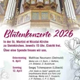Blütenkonzerte 2026