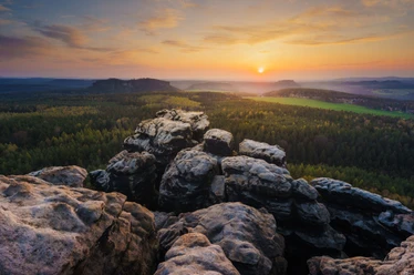 Sonnenuntergang auf dem Gohrisch