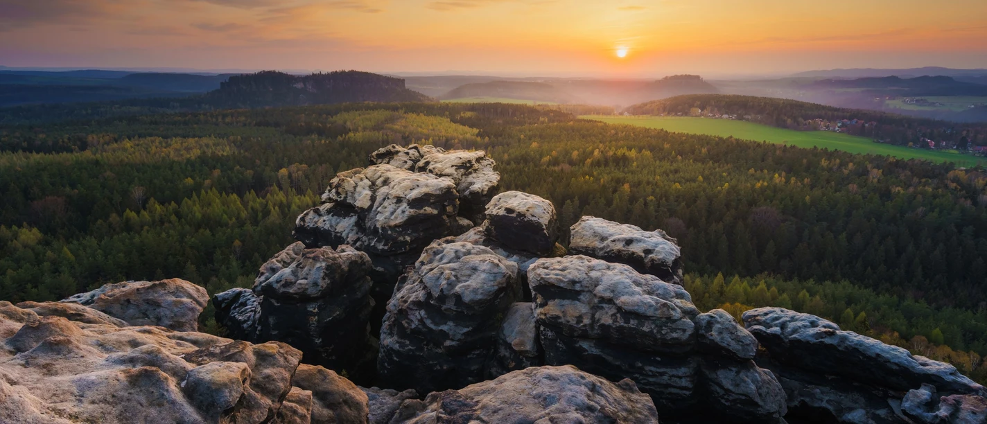 Sonnenuntergang auf dem Gohrisch