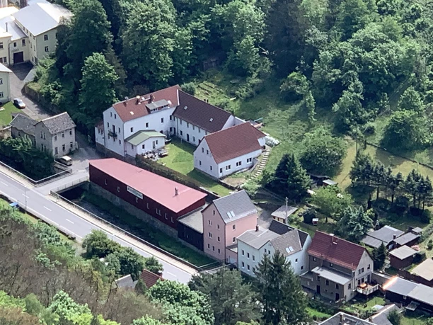 Luftaufnahme von der Statesman Suite und Umgebung