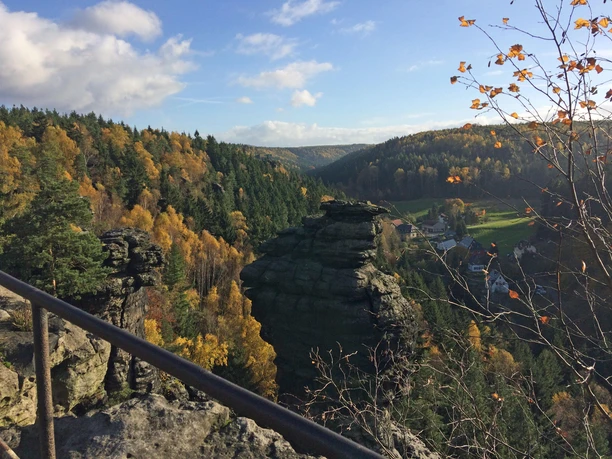 Herkulessäulen im Bielatal
