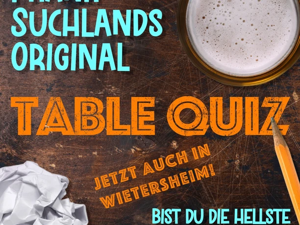 Table Quiz in Wietersheim