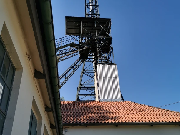 Schachtanlage Knesebeck in Bad Grund Blick auf die Schachtanlage in Knesebeck