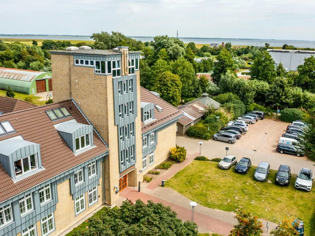 Jugendherberge Büsum, Gebäude von oben