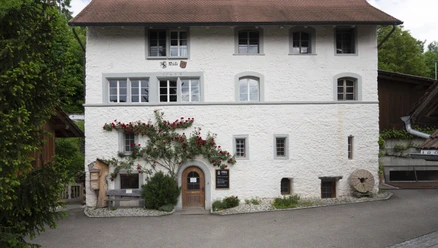 Das historische Mühlegebäude