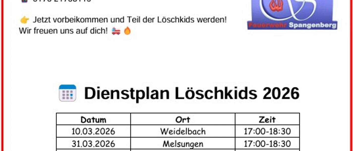 Löschkids aktualisiert
