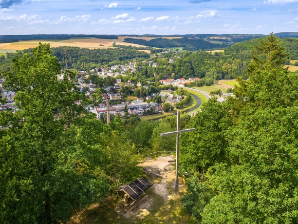 Elsterberg Blick vom Kriebelstein