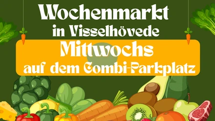 Wochenmarkt in Visselhövede Wochenmarkt in Visselhövede
