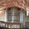 Vogler-Orgel St.-Marien Belgern-Schildau Blick auf die Vogler-Orgel in der St. Marien zu Schildau