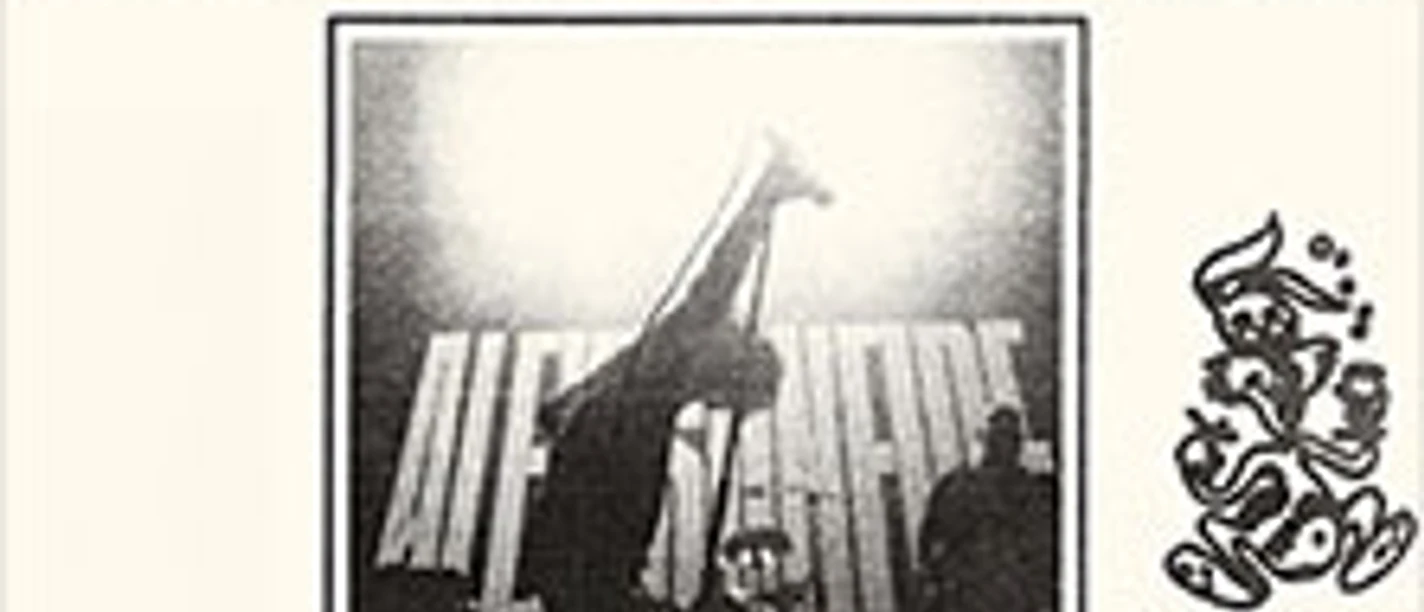 Schwarzweiß-Cover mit Bühnenfoto, Alexisonfire-Schriftzug und Hinweis auf Militarie Gun