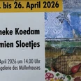 Kunstausstellung.jpg Plakat für Kunstausstellung von Tineke Koedam und Willemien Sloetjes ab 5. April 2026.