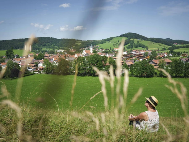 Blick auf Hausham