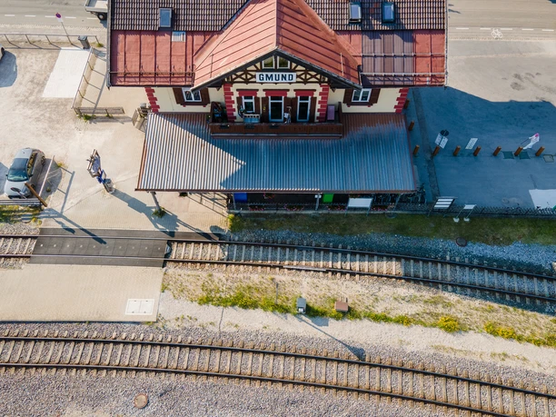 Der Bahnhof in Gmund