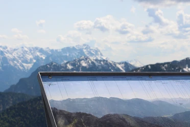 Blick Auf die Zugspitze vom Laber