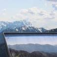 Blick Auf die Zugspitze vom Laber
