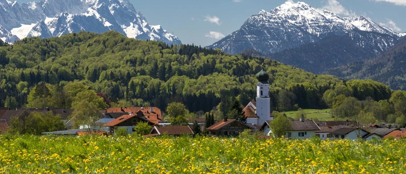 Wanderung - Zur Kreut-Alm und zum Frelichtmuseum Glentleiten - Blick ins Blaue Land
