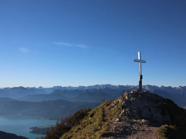 Wanderung - Gratwanderung vom Heimgarten zum Herzogstand - Blick vom Heimgarten