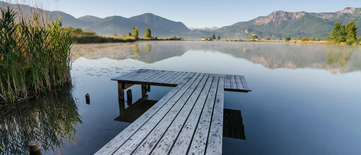 Radtour - Das Blaue Land - Der Eichsee bei Großweil