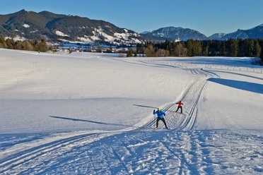 Langlaufloipe Saulgruber Runde Langlauf Ammergauer Alpen