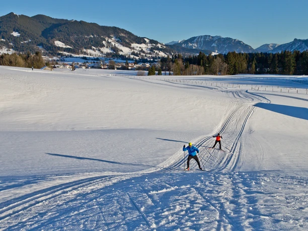 Langlaufloipe Saulgruber Runde Langlauf Ammergauer Alpen