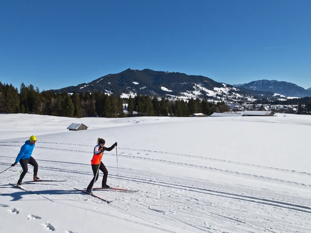 Langlaufloipe Saulgruber Runde Langlauf Ammergauer Alpen
