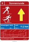 Langlaufbeschilderung Sonnenrunde Langlaufbeschilderung Sonnenrunde