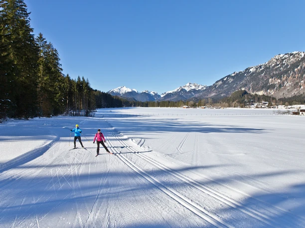 Langlaufloipe Graswangrunde Langlauf Ammergauer Alpen