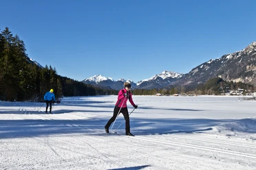 Langlaufloipe Dickelschwaig Runde - Graswangtal mit Scheinberg Langlauf Ammergauer Alpen