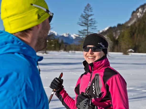 Langlaufloipe Weidmoss Runde Langlauf Ammergauer Alpen