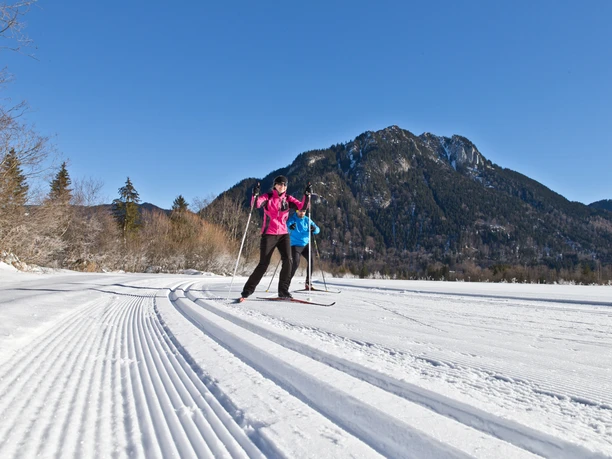 Langlaufloipe Weidmoss Runde Langlauf Ammergauer Alpen