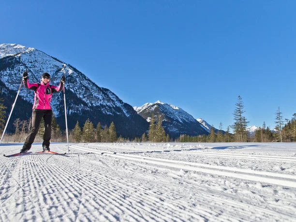 Langlaufloipe Weidmoss Runde Langlauf Ammergauer Alpen