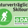 Logo- Skibergsteigen umweltfreundlich Logo- Skibergsteigen umweltfreundlich