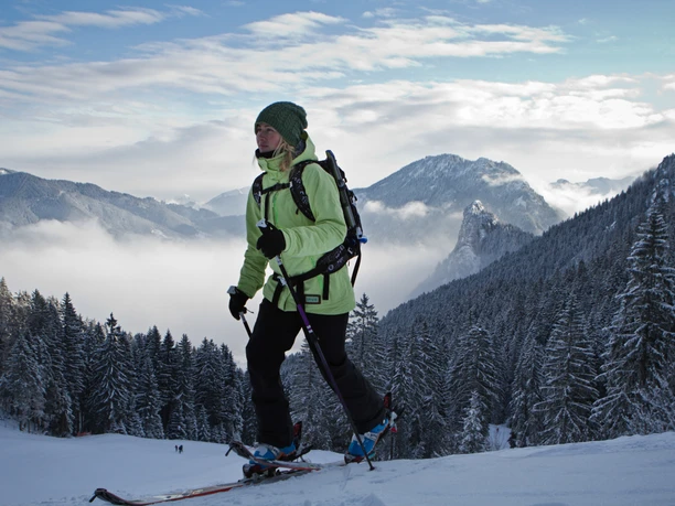 Skitour - Am Zahn über Kolbensattelhütte - kurz vor der Hütte