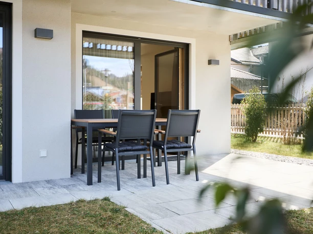 Möblierte Terrasse