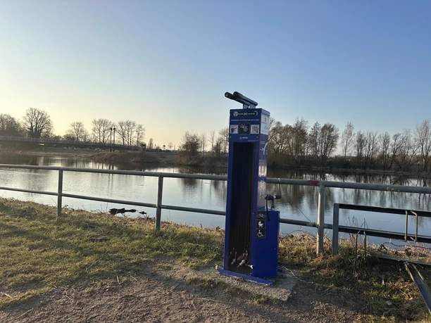 Radservicestation am Geesthachter Hafen
