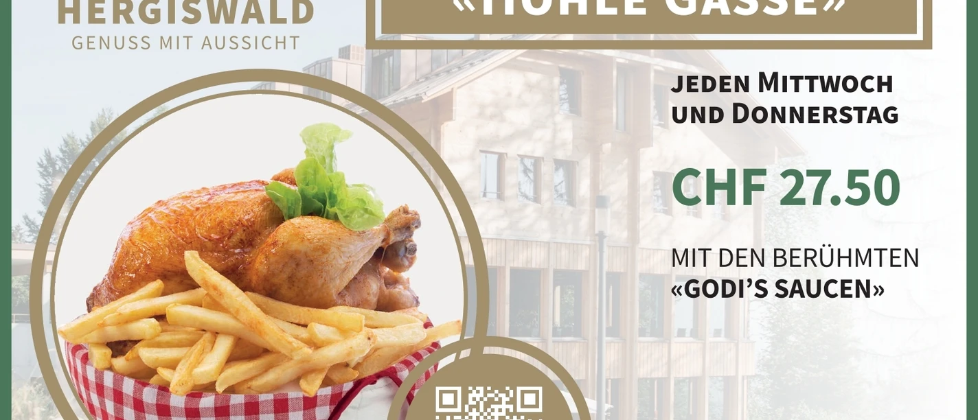 Poulet im Chörbli