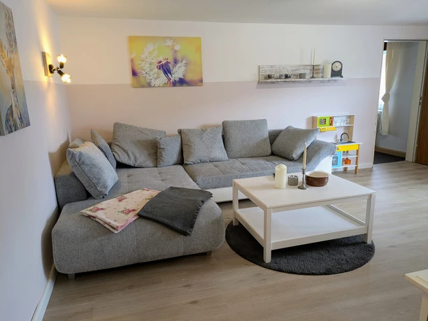 Vacation apartment Sintfeldbude | Bad Wünnenberg Wohnzimmer der Ferienwohnung Sintfeldbude