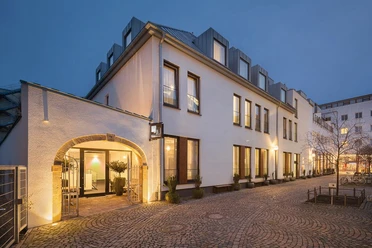 Blick auf das Bergmann Boardinghouse