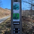 Hiking trail H4| Büren-Harth Wegmarkierung der Wanderwege H4 und H5 bei Büren-Ringelstein