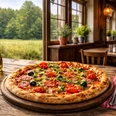 Pizza | AI-gegenereerd Beispielbild einer Pizza