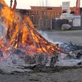 Osterfeuer auf Schützenplatz Osterfeuer auf Schützenplatz