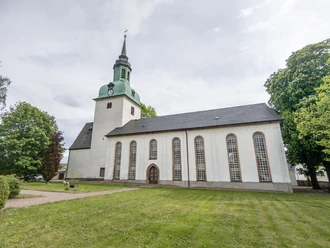St. Pankratiuskirche in Wiederau - Nordansicht