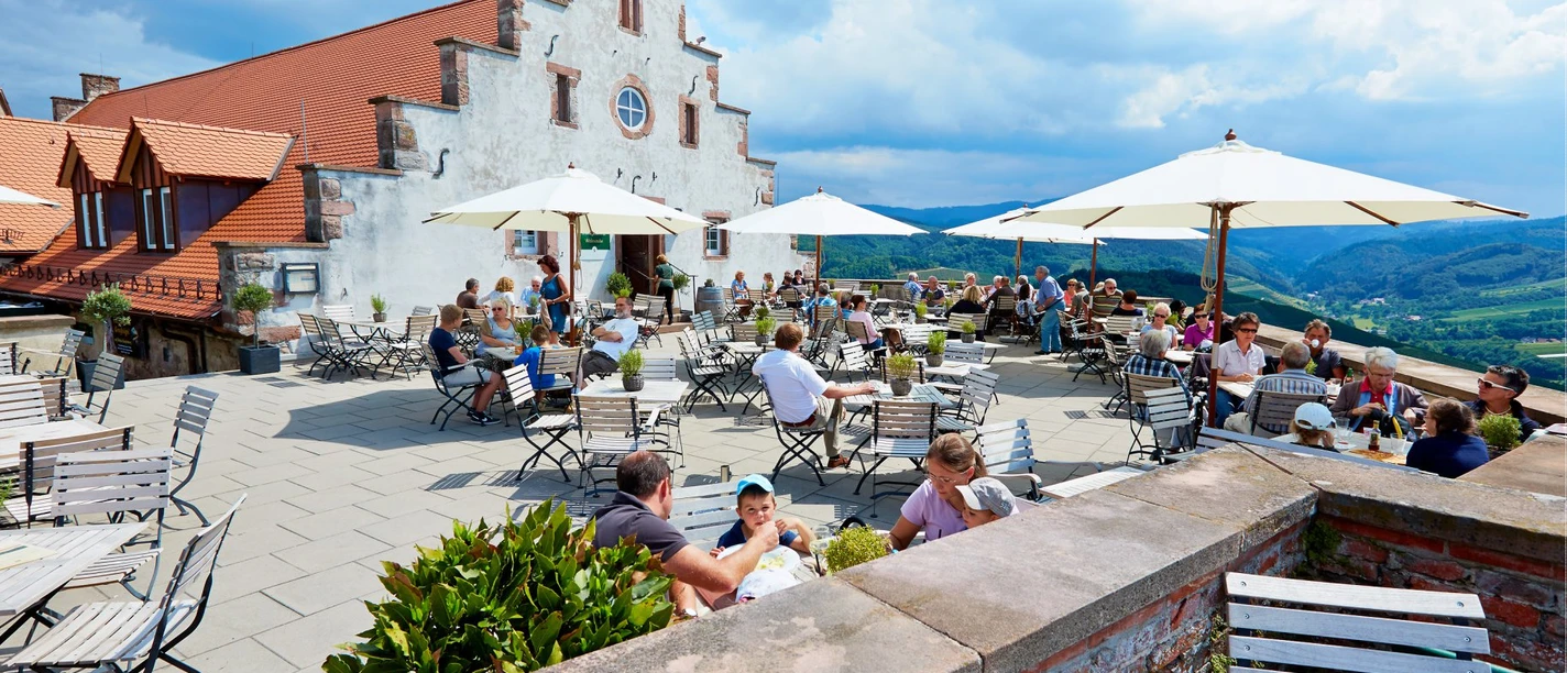 Terrasse Schloss