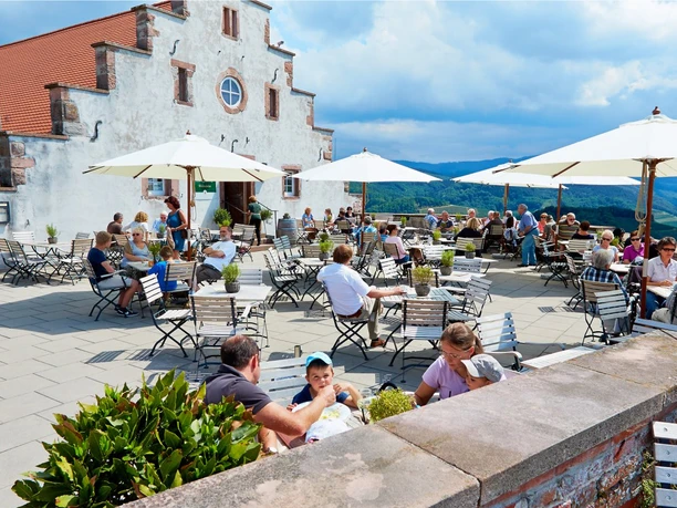 Terrasse Schloss