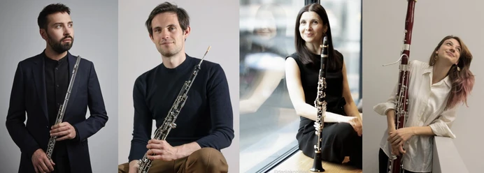 Bläserquartett Walker, Clément, Rossignoli, Curti