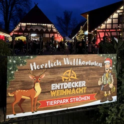 Ontdekkerskerst in Dierentuin Ströhen