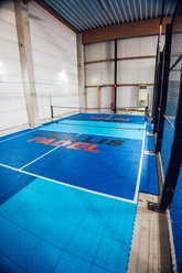 Spielfeldansicht Zwillis Padel