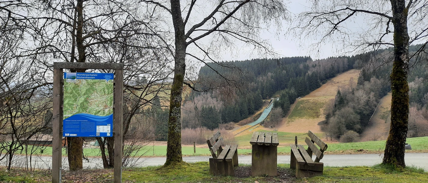 Wanderparkplatz in Rückershausen