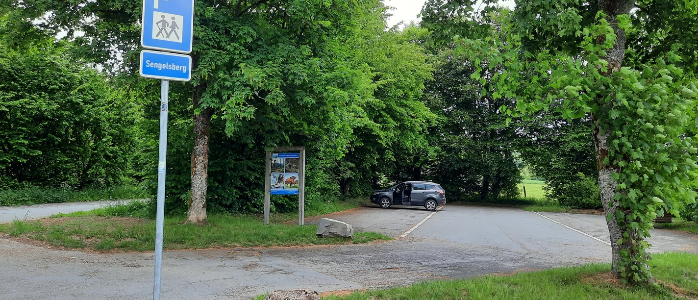 Wanderparkplatz unweit des Berleburger Schlosses