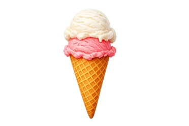 Eis | Symbolbild, KI-generiert Eis im Hörnchen
